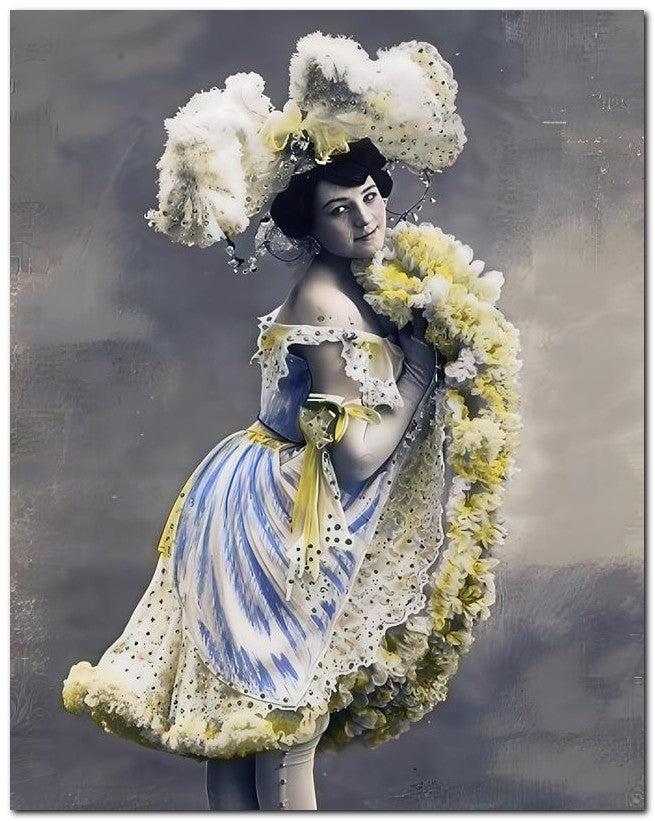 French Belle Epoque Fashion 1904 Can-Can 8x10 Photo Print 23052501462