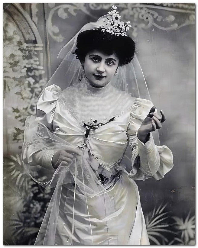 Belle Epoque Fashion 1905 Beautiful Bride 8x10 Photo Print 23052501481