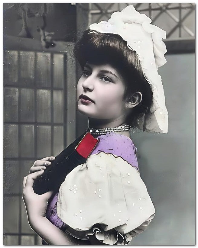 French Belle Epoque Fashion 1905 Bible Lady 8x10 Photo Print 23052501488