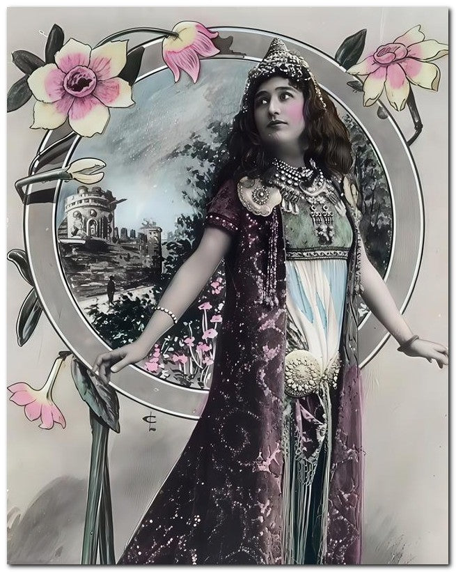 French Belle Epoque Fashion 1905 Big 0 8x10 Photo Print 23052501489