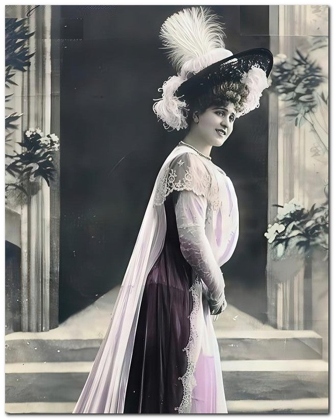 French Belle Epoque Fashion 1905 Entrancing 8x10 Photo Print 23052501520