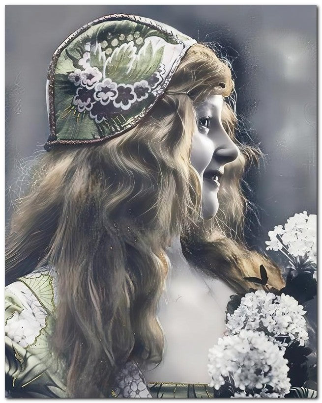 French Belle Epoque Fashion 1905 Longhair 8x10 Photo Print 23052501543