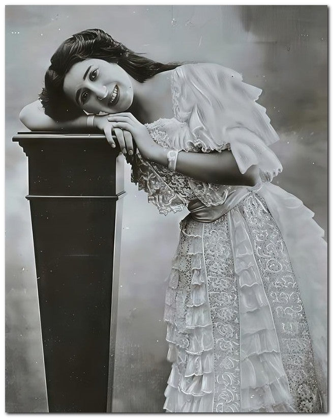 French Belle Epoque Fashion 1905 Ruffles Galore 8x10 Photo Print 23052501570