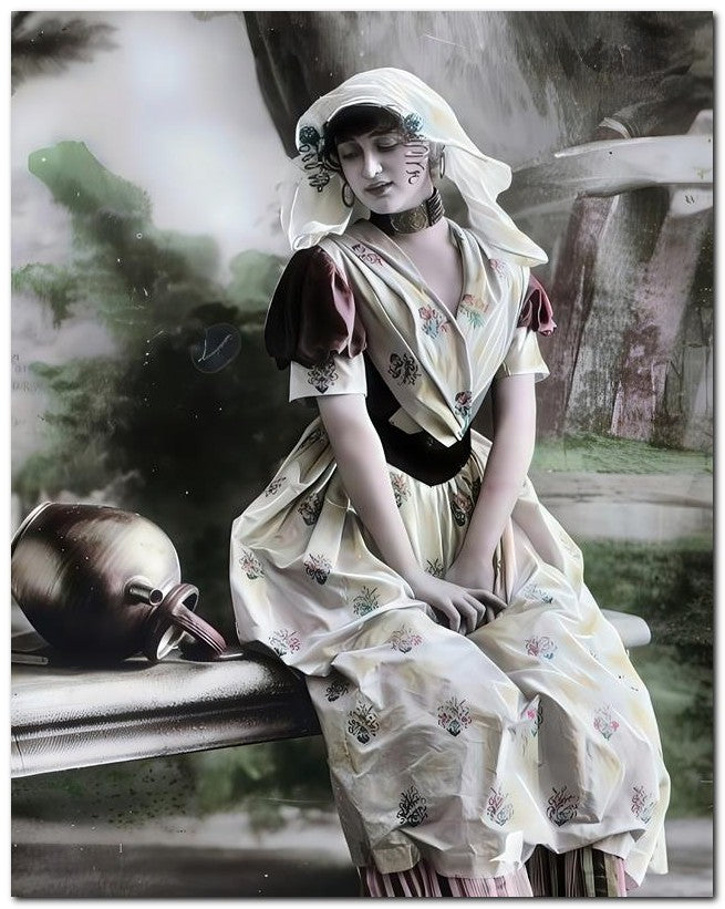 French Belle Epoque Fashion 1905 Sheer Cap 8x10 Photo Print 23052501575