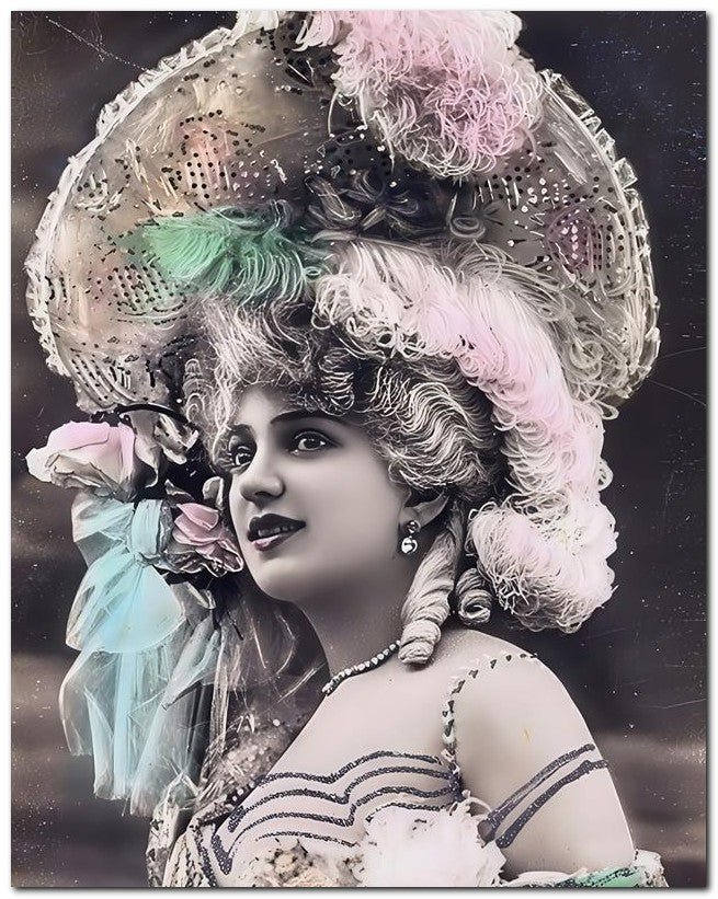 French Belle Epoque Fashion 1905 Theater 8x10 Photo Print 23052501595