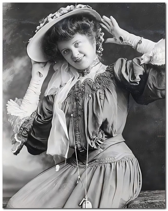 French Belle Epoque Fashion 1906 Billie Burke 8x10 Photo Print 23052501607