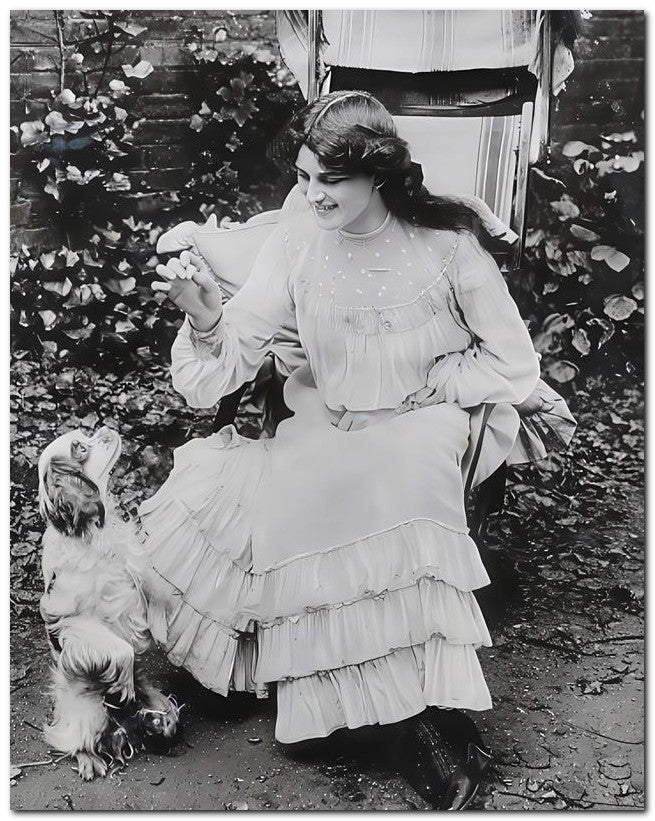 French Belle Epoque Fashion 1906 Lady Lady 8x10 Photo Print 23052501624