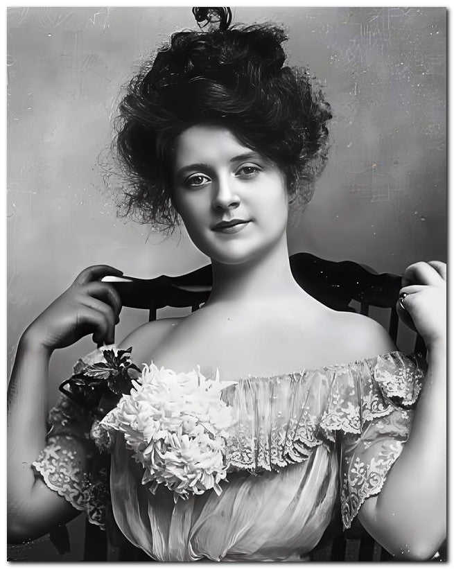 French Belle Epoque Fashion 1906 Mum Lady 8x10 Photo Print 23052501631