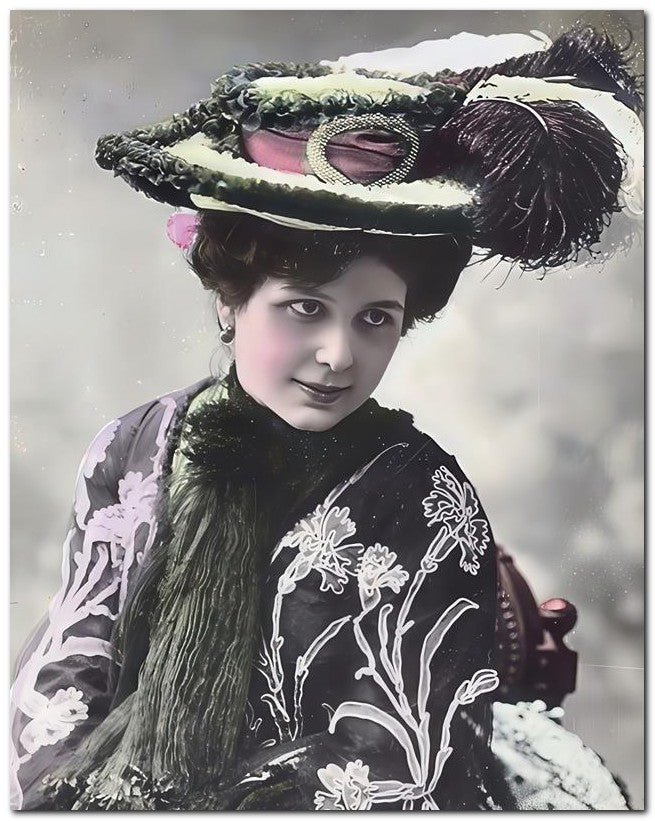 French Belle Epoque Fashion 1906 Prettyshawl 8x10 Photo Print 23052501636