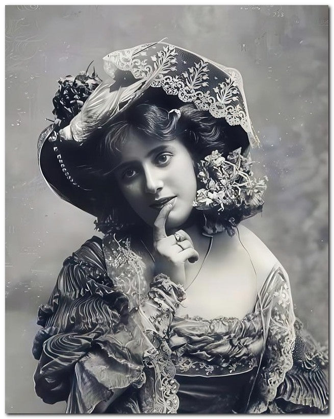 French Belle Epoque Fashion 1906 Risque Dress 8x10 Photo Print 23052501639