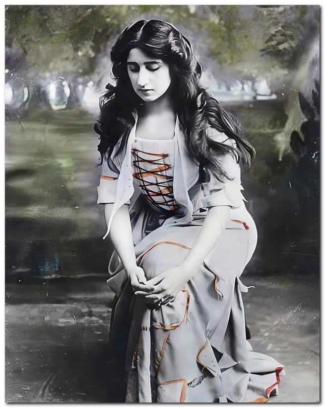 French Belle Epoque Fashion 1906 Scary Eyes 8x10 Photo Print 23052501640