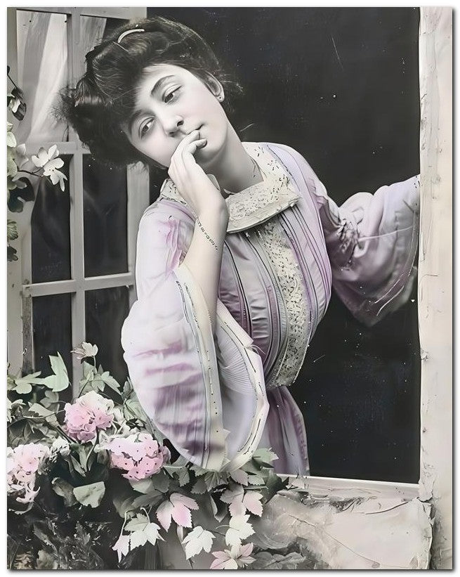 French Belle Epoque Fashion 1907 Goodbye 8x10 Photo Print 23052501668