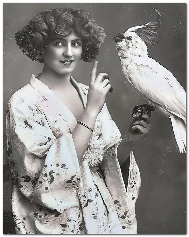 French Belle Epoque Fashion 1907 Parrot 8x10 Photo Print 23052501682