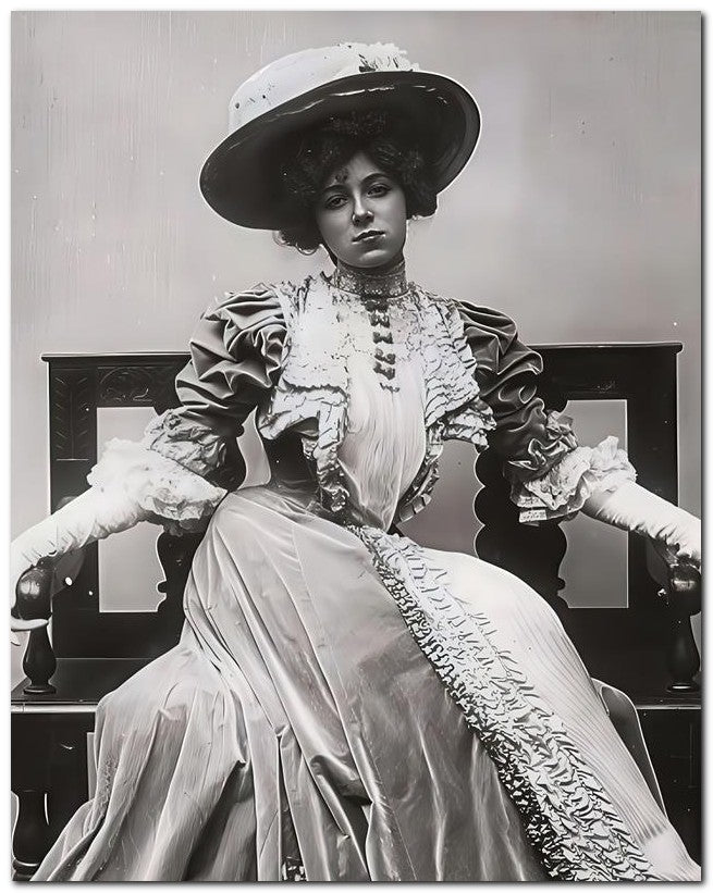 French Belle Epoque Fashion 1907 Pouty 8x10 Photo Print 23052501685