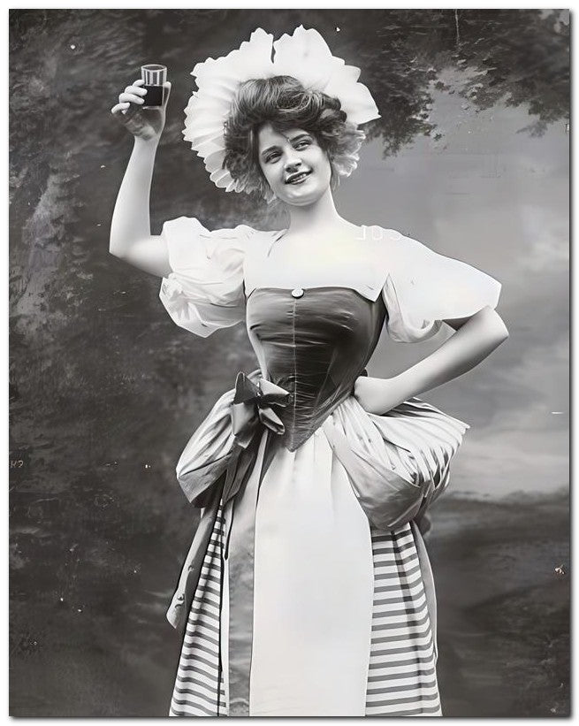 French Belle Epoque Fashion 1907 Toast 8x10 Photo Print 23052501701