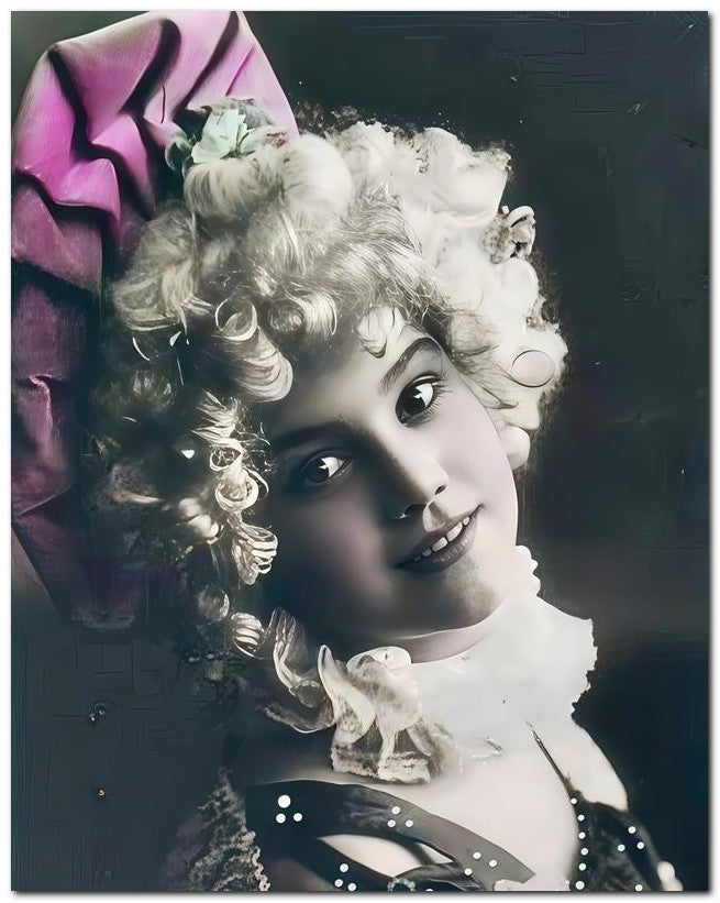 French Belle Epoque Fashion 1907 Wig Lady 8x10 Photo Print 23052501706