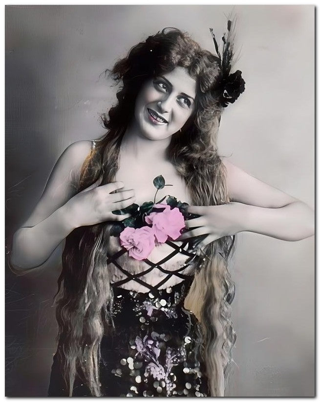 French Belle Epoque Fashion 1908 Weird Dress 8x10 Photo Print 23052501775