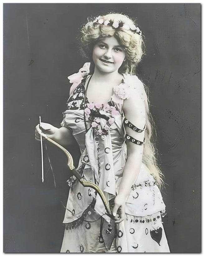 French Belle Epoque Fashion 1909 Bow Arrow 8x10 Photo Print 23052501783