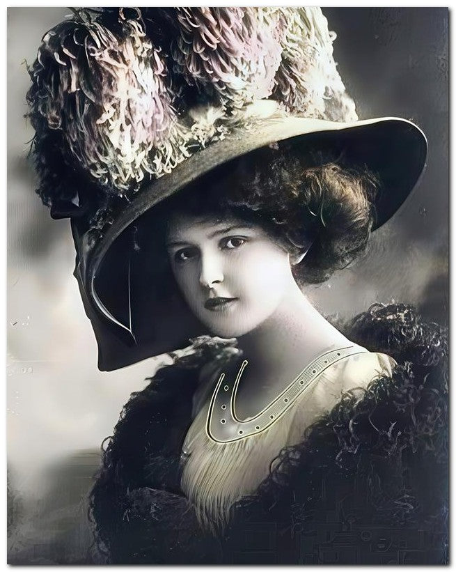 French Belle Epoque Fashion 1909 Cute Hat_1 8x10 Photo Print 23052501793