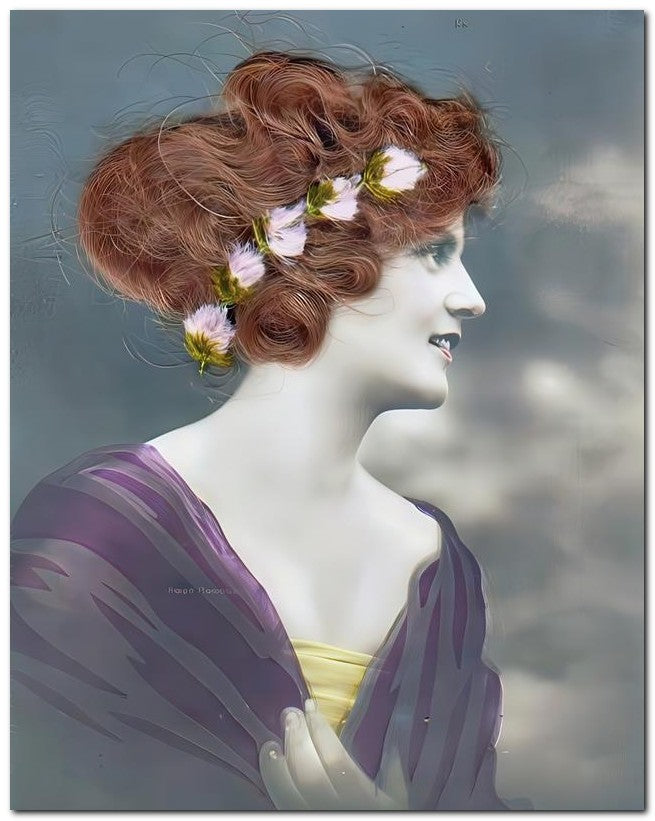 French Belle Epoque Fashion 1909 Human Hair 7 8x10 Photo Print 23052501836