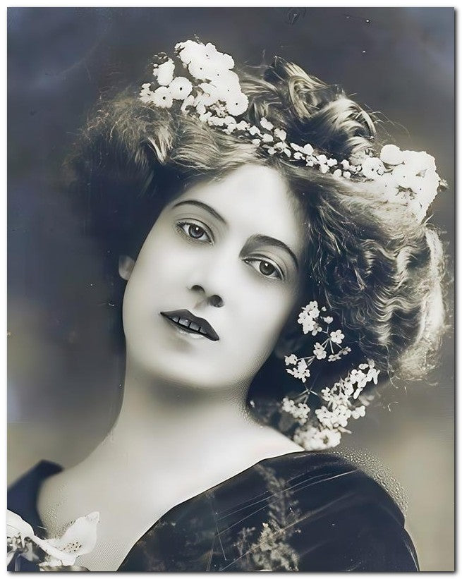 French Belle Epoque Fashion 1909 Pretty Hair 8x10 Photo Print 23052501862