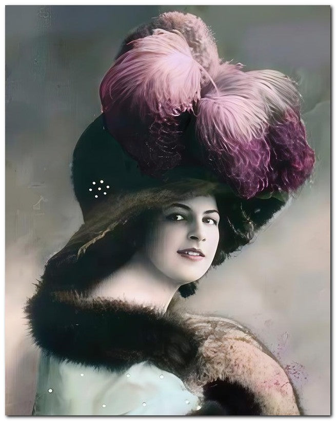 French Belle Epoque Fashion 1909 Pretty 8x10 Photo Print 23052501863