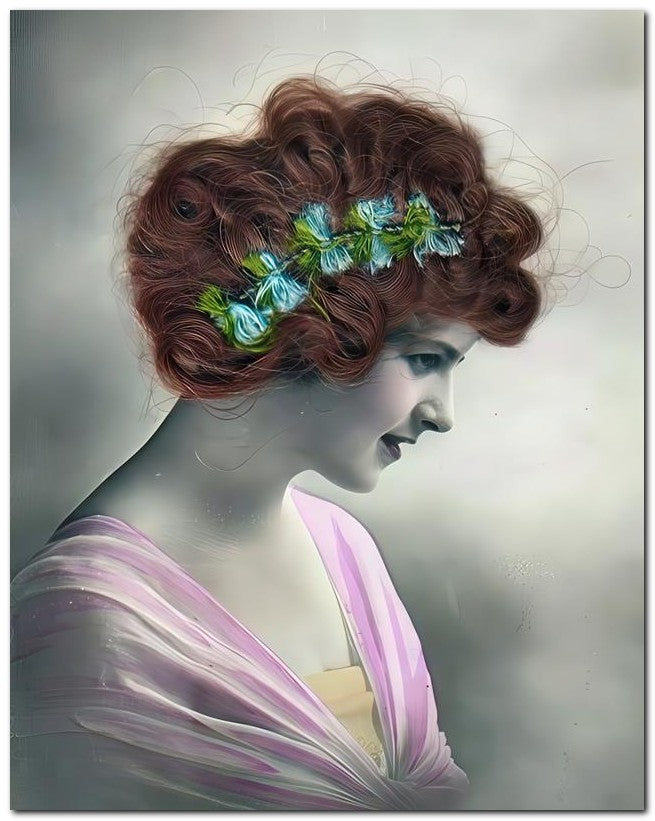 French Belle Epoque Fashion 1909 Real Hair 1 8x10 Photo Print 23052501865