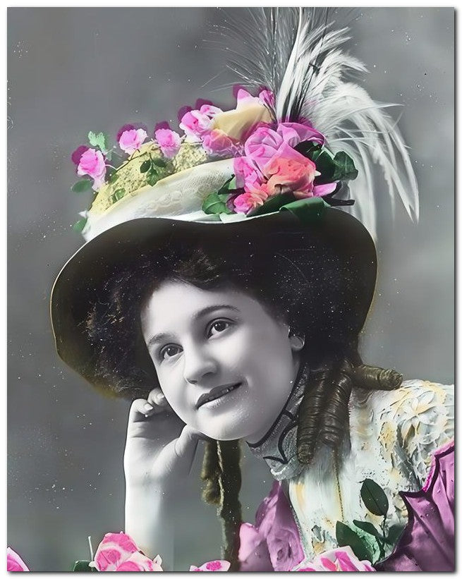 French Belle Epoque Fashion 1909 Roses Roses 8x10 Photo Print 23052501874