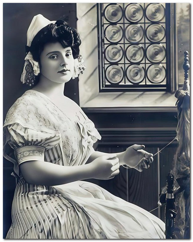 French Belle Epoque Fashion 1909 Spin Yarn 8x10 Photo Print 23052501882