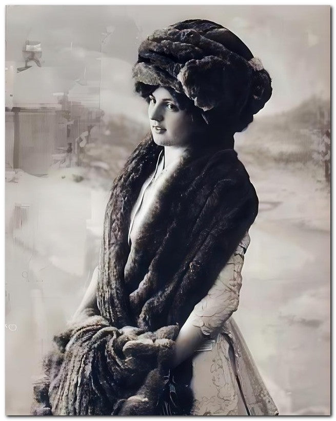 French Belle Epoque Fashion 1910 Attractive 8x10 Photo Print 23052501907