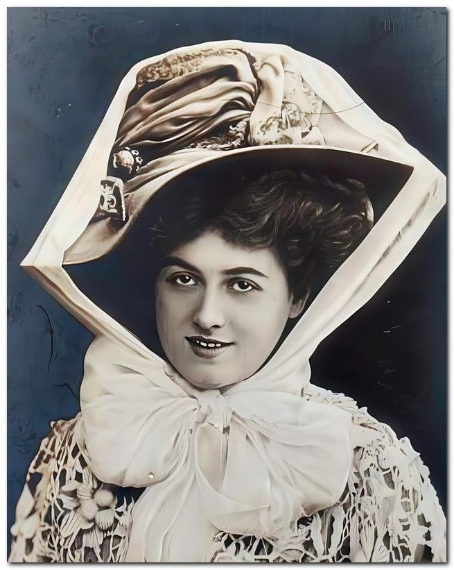 French Belle Epoque Fashion 1910 Big bow 8x10 Photo Print 23052501932