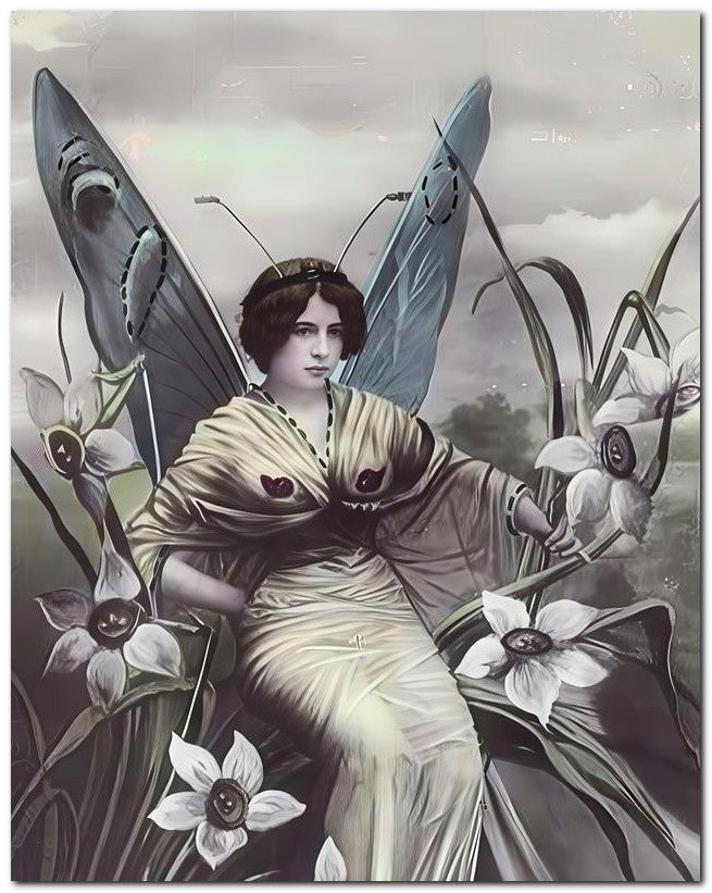 Belle Epoque Fashion 1910 Butterfly wings 2 8x10 Photo Print 23052502000