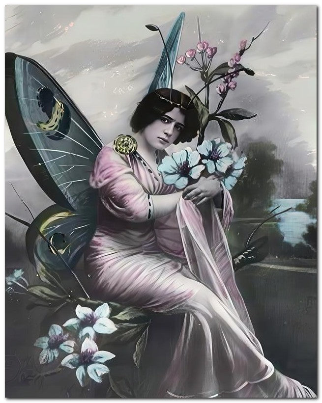 Belle Epoque Fashion 1910 Butterfly wings 3 8x10 Photo Print 23052502001