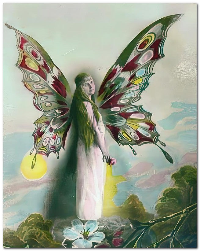 Belle Epoque Fashion 1910 Butterfly wings 5 8x10 Photo Print 23052502003