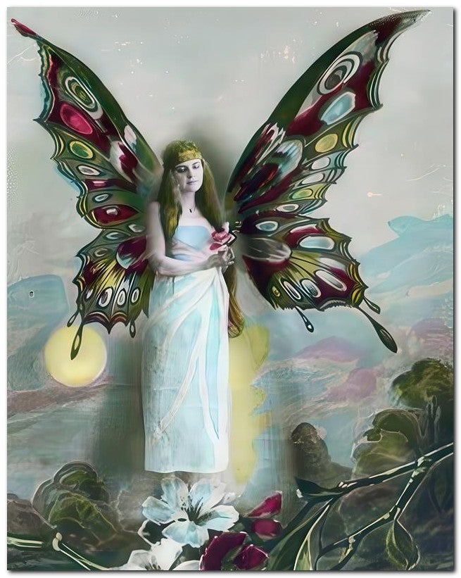 Belle Epoque Fashion 1910 Butterfly wings 6 8x10 Photo Print 23052502004