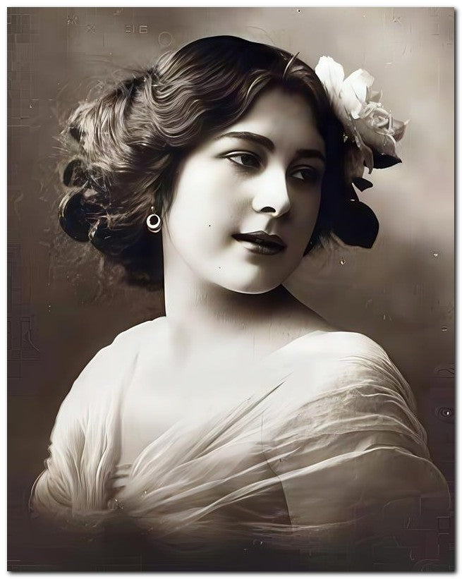 French Belle Epoque Fashion 1910 Chiffon 8x10 Photo Print 23052502017