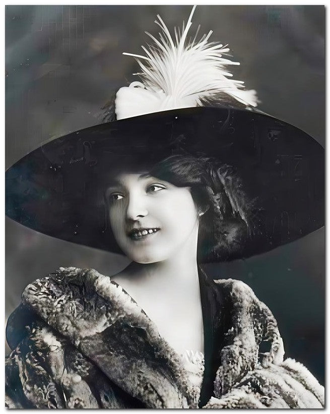 French Belle Epoque Fashion 1910 Cuddly Warm 8x10 Photo Print 23052502038