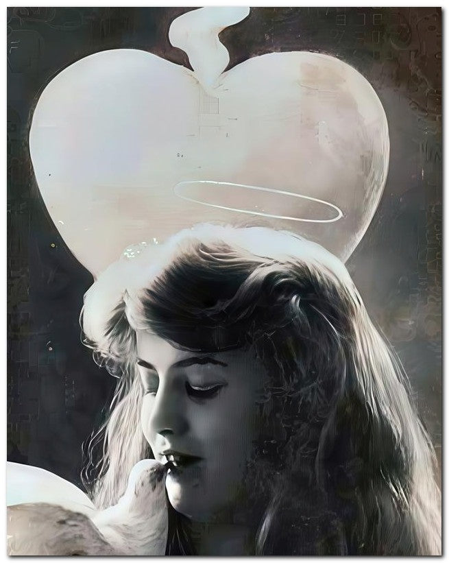 French Belle Epoque Fashion 1910 Dove 8x10 Photo Print 23052502060