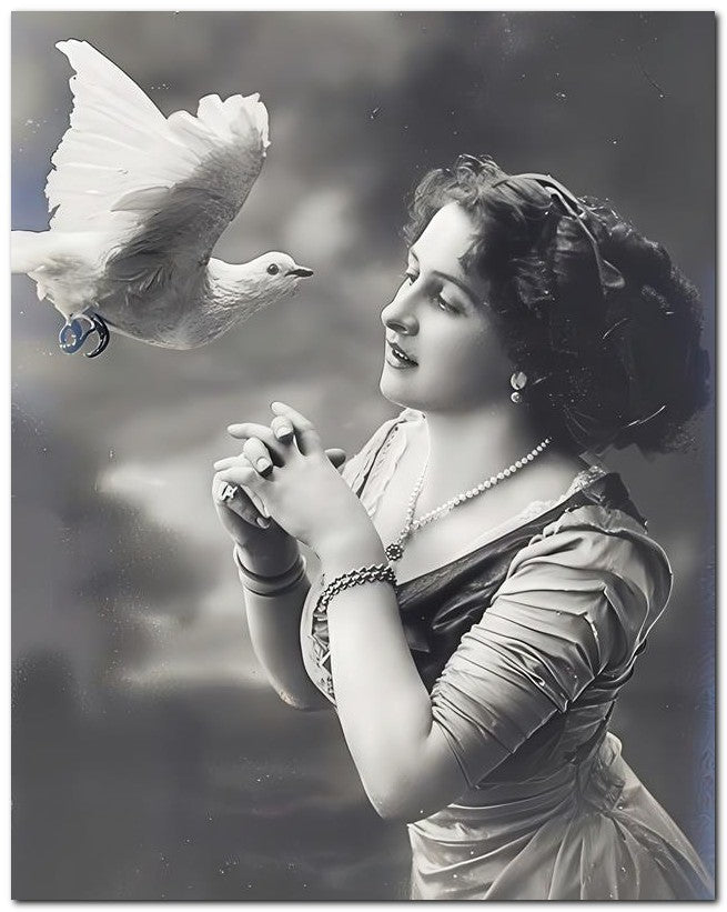 French Belle Epoque Fashion 1910 Dovelady 8x10 Photo Print 23052502061