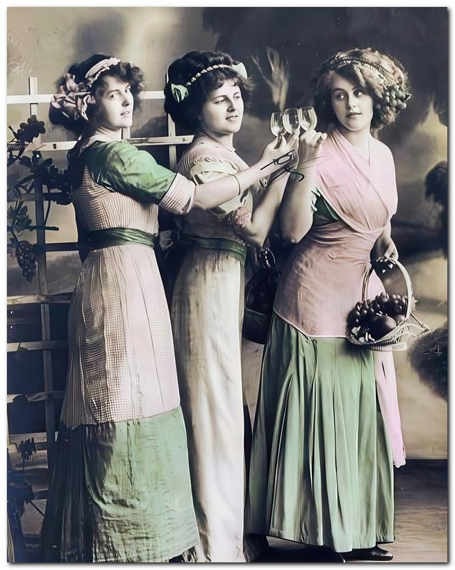 French Belle Epoque Fashion 1910 Drink Up 8x10 Photo Print 23052502068