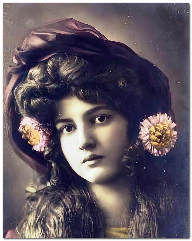 French Belle Epoque Fashion 1910 Ear Muff S 8x10 Photo Print 23052502072
