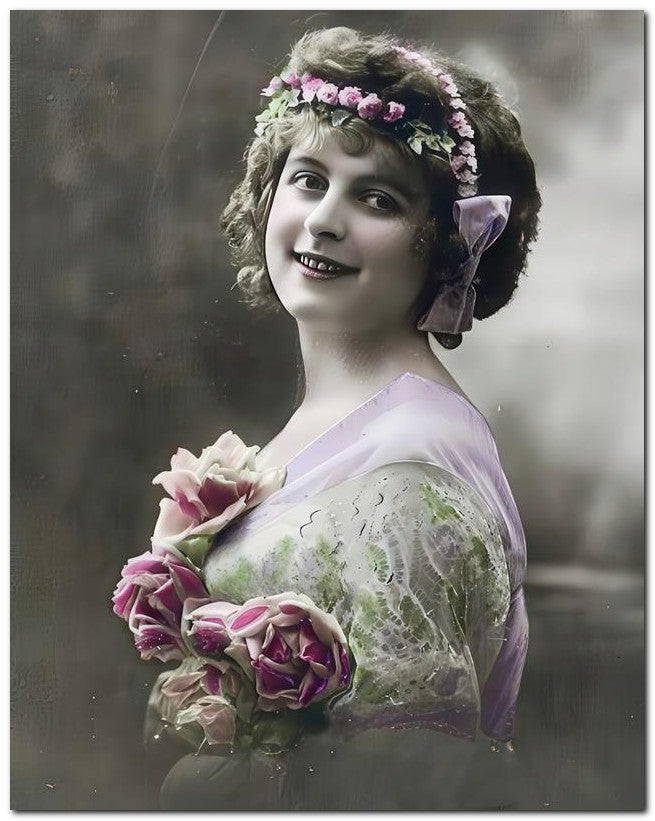 French Belle Epoque Fashion 1910 Extreme Pretty 8x10 Photo Print 23052502081