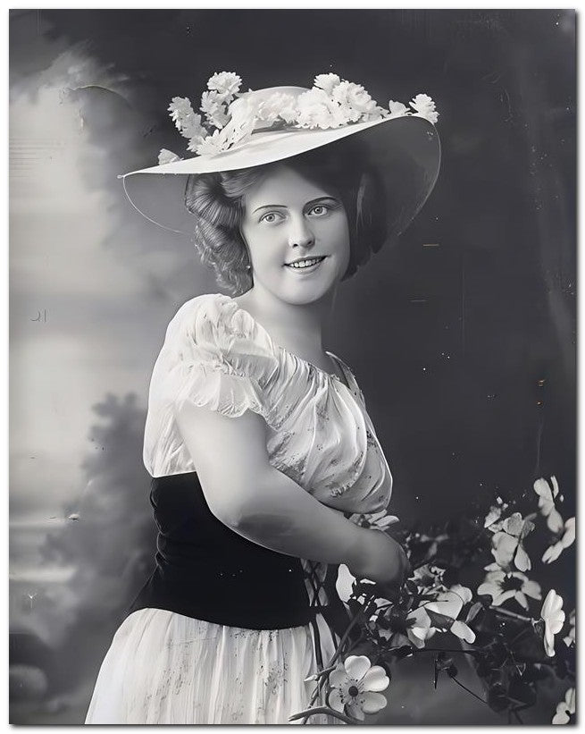 French Belle Epoque Fashion 1910 Fair lady 8x10 Photo Print 23052502083