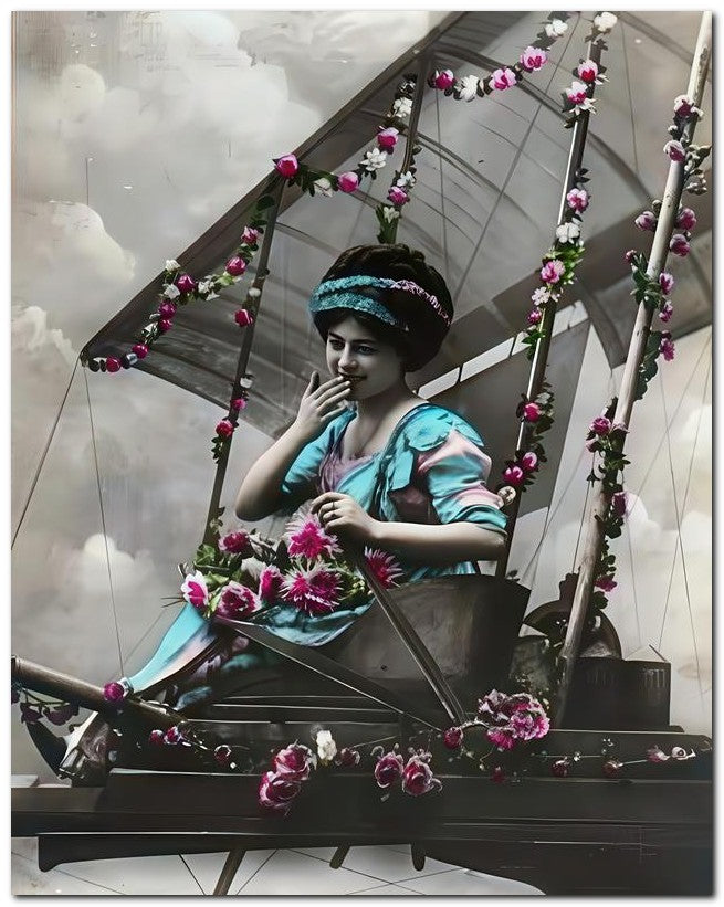 Belle Epoque Fashion 1910 Fantasy Plane_1 8x10 Photo Print 23052502099
