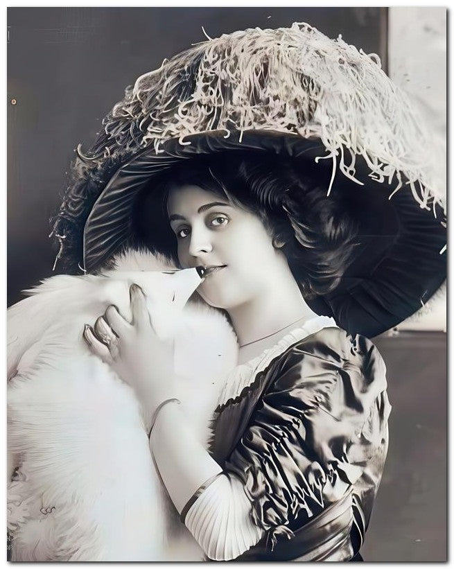 French Belle Epoque Fashion 1910 Foxy lady 8x10 Photo Print 23052502124