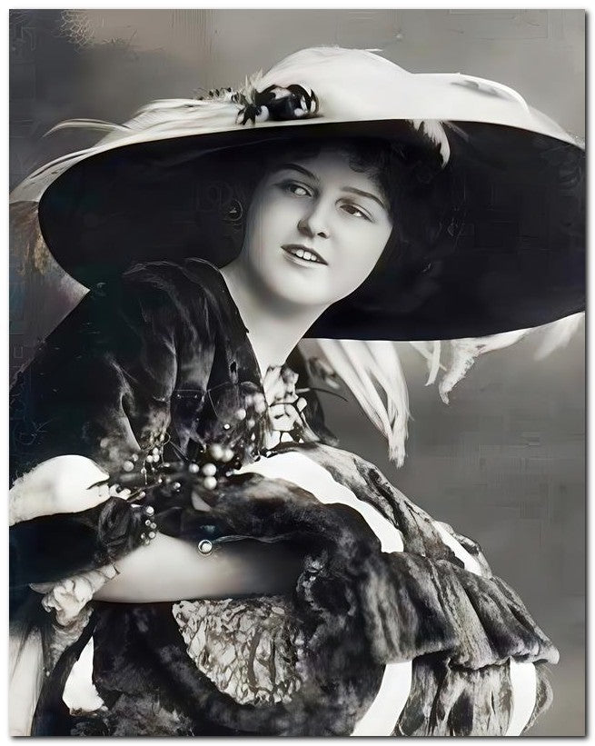 French Belle Epoque Fashion 1910 Hat Berries 8x10 Photo Print 23052502169