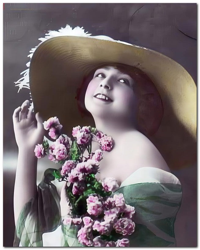 French Belle Epoque Fashion 1910 Hat Tipped 8x10 Photo Print 23052502182