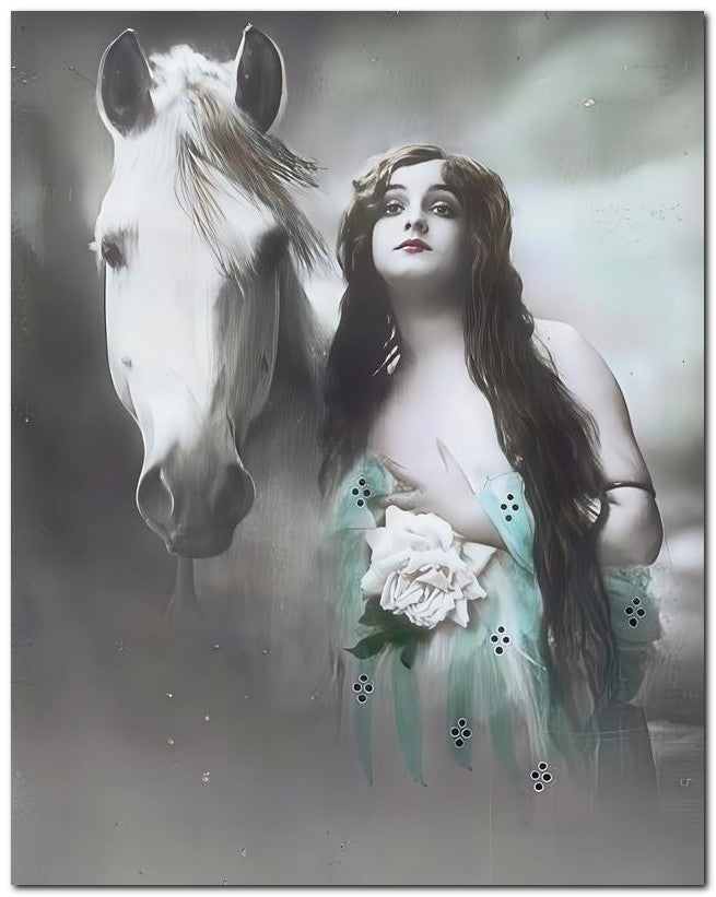 French Belle Epoque Fashion 1910 Horsehair 8x10 Photo Print 23052502206