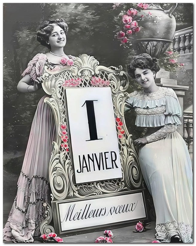 French Belle Epoque Fashion 1910 Jan 1 8x10 Photo Print 23052502210