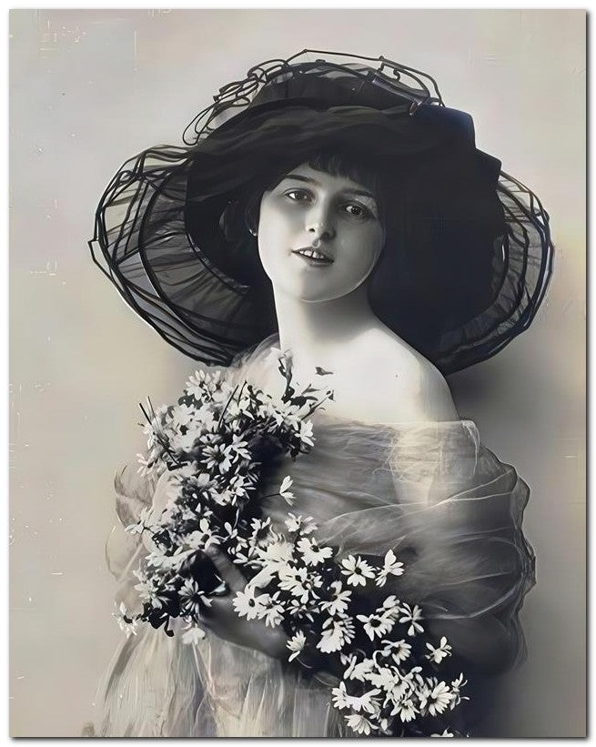 French Belle Epoque Fashion 1910 Lace Hat 2 8x10 Photo Print 23052502226